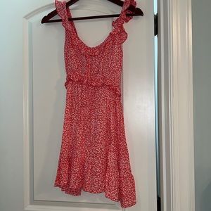 Salmon colored sun dress